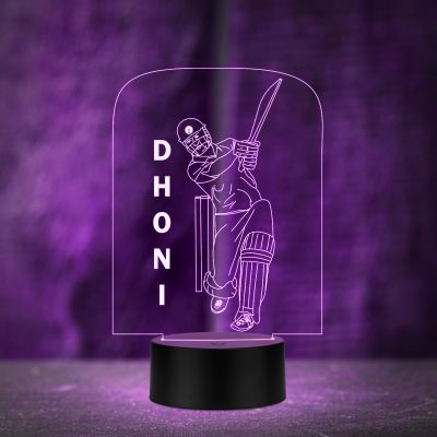 Ms. Dhoni Character Design Night Lamp